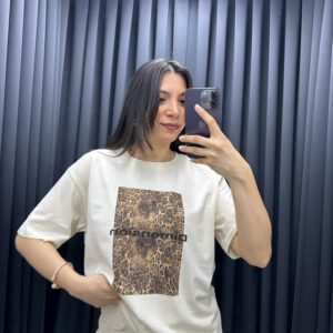 BASKILI PAMUKLU TİŞÖRT